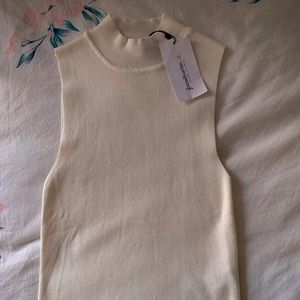 Stradivarius high neck knit tank